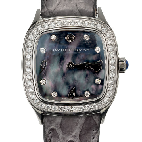 David Yurman Diamond Steel Ladies Thoroughbred Wristwatch