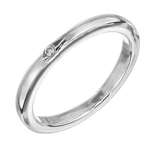 Elsa Peretti for Tiffany & Co. .2 Carat Diamond Platinum Band Ring