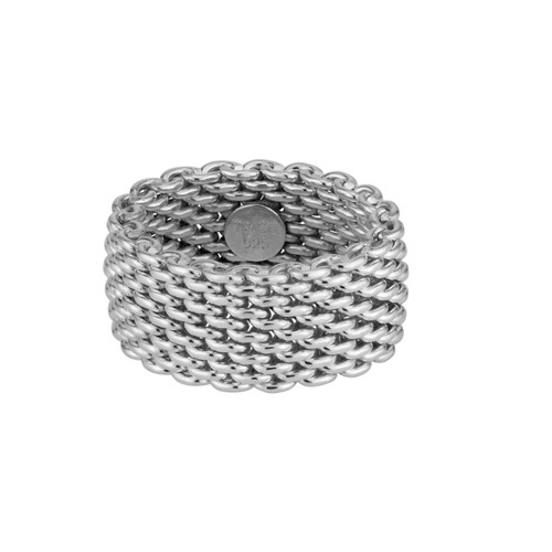 Tiffany & Co. Somerset Sterling Silver Mesh Ring