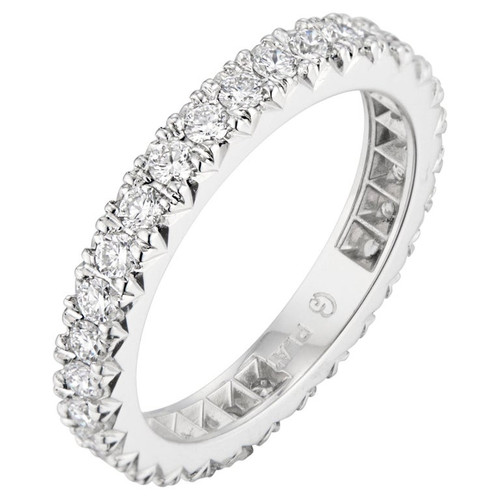 .88 Carat Diamond Platinum Eternity Wedding Band Ring 