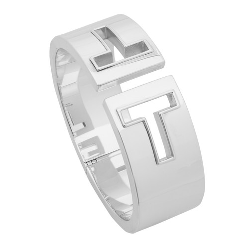 Tiffany & Co. Sterling Silver T Cut Out Cuff Bracelet 