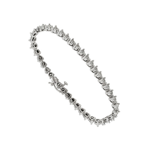 1.20 Carat Diamond White Gold Tennis Bracelet