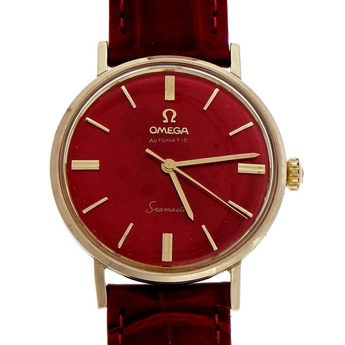 Omega Seamaster Steel Gold Automatic Strap Wrist Watch LL 6066