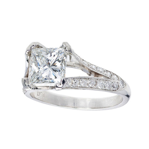 Diamond Platinum Engagement Ring