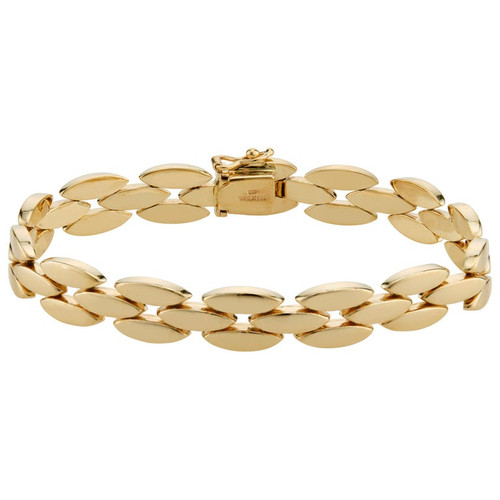  Tiffany & Co Yellow Gold Hinged Bracelet 