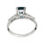 Peter Suchy GIA Certified 3.15 Carat Green Sapphire Diamond Platinum Ring