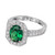 Peter Suchy GIA Certified 1.85 Carat Garnet Diamond Platinum Ring