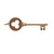 Tiffany & Co Key Pendant 18k Rose Gold Diamond