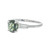 AGL Certified 1.53 Sapphire Diamond Platinum Engagement Ring