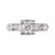 EGL Certified .43 Carat Diamond 14k White Gold Engagement Ring
