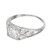 EGL Certified .80 Carat Diamond Platinum Edwardian Art Deco Engagement Ring