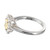 Peter Suchy GIA Certified .55 Carat Yellow Diamond Platinum Engagement Ring