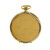 Art Deco CH.F.Tissot & Fils 18k Gold Black White Enamel Pocket Watch 