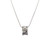 .82 Carat Diamond 14k White Gold Slide Pendant Necklace