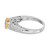 GIA Certified 1.12 Carat Round Diamond 22K Yellow Gold Platinum Engagement Ring