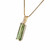 Peter Suchy 17.9 Carat Tourmaline Diamond 14k Yellow Gold Pendant Necklace