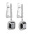 Peter Suchy 2.97 Carat Black White Diamond Gold Dangle Earrings