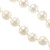 Japanese Cultured Pearl Necklace 18 inches 3 to 7mm 14K White Gold Catch