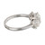 GIA Certified 2.87 Carat Diamond Three-Stone Platinum Ring