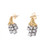 1.20 Carat Diamond Three Row Tassel Earrings