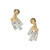 1.20 Carat Diamond Three Row Tassel Earrings