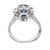 GIA Certified 2.02 Carat Sapphire Diamond 14k White Gold Ring