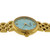 Longines Solid Yellow Gold Watch Mesh Band Professionally Redone Ice Blue Dial 