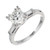 EGL Certified 1.03 Carat Diamond Platinum Fishtail Engagement Ring