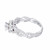 1.40 Carat Diamond White Gold Engagement Ring Wedding Band