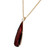 Peter Suchy 14.93 Carat Brown Red Garnet Diamond Yellow Gold Pendant Necklace