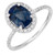 Peter Suchy GIA Certified 2.02ct Sapphire Diamond Platinum Engagement Ring
