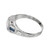 EGL Certified .84 Carat Diamond Sapphire White Gold Men's Ring