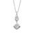 Peter Suchy GIA Certified 1.11 Carat Diamond Platinum Pendant Necklace