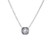 .77 Carat Diamond White Gold Pendant Necklace