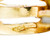 .34 Carat Diamond Yellow Gold Swirl Clip Post Earrings