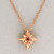 Vintage .15CT Pink Sapphire .37CT Marquise Diamond Kwiat 18k Pink Gold Pendant