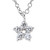 Peter Suchy .10 Carat Diamond Platinum Star Pendant Necklace