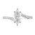Peter Suchy GIA certified 1.01 Carat Diamond Platinum Pass Style Ring