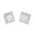 Peter Suchy GIA EGL Certified 2.67 Carat Diamond White Gold Halo Earrings