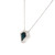 Peter Suchy 1.75 Carat Indicolite Tourmaline Diamond White Gold Pendant Necklace