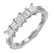 Peter Suchy .75 Carat Square Cut Diamond Platinum Wedding Band Ring