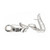 1.20 Carat Diamond Platinum Clip Post Earrings