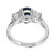 Peter Suchy GIA 1.91 Carat Blue Sapphire Diamond Platinum Engagement Ring