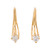 .30 Carat Diamond Yellow Gold Wire Earrings