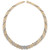 3.50 Carat Diamond Yellow Gold Panther Link Necklace