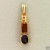 Vintage 3 Hinged Emerald Cut Orange Citrine Oval Amethyst Diamond 14k Pendant