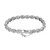 .60 Carat Diamond White Gold Horseshoe Link Bracelet