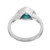 Peter Suchy GIA Brazilian .78 Carat Paraiba Tourmaline Diamond Platinum Ring