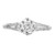 EGL Certified .63 Carat Diamond Platinum Engagement Ring