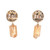 Peter Suchy 10.21 Carat Quartz Crystal Yellow Gold Dangle Earrings